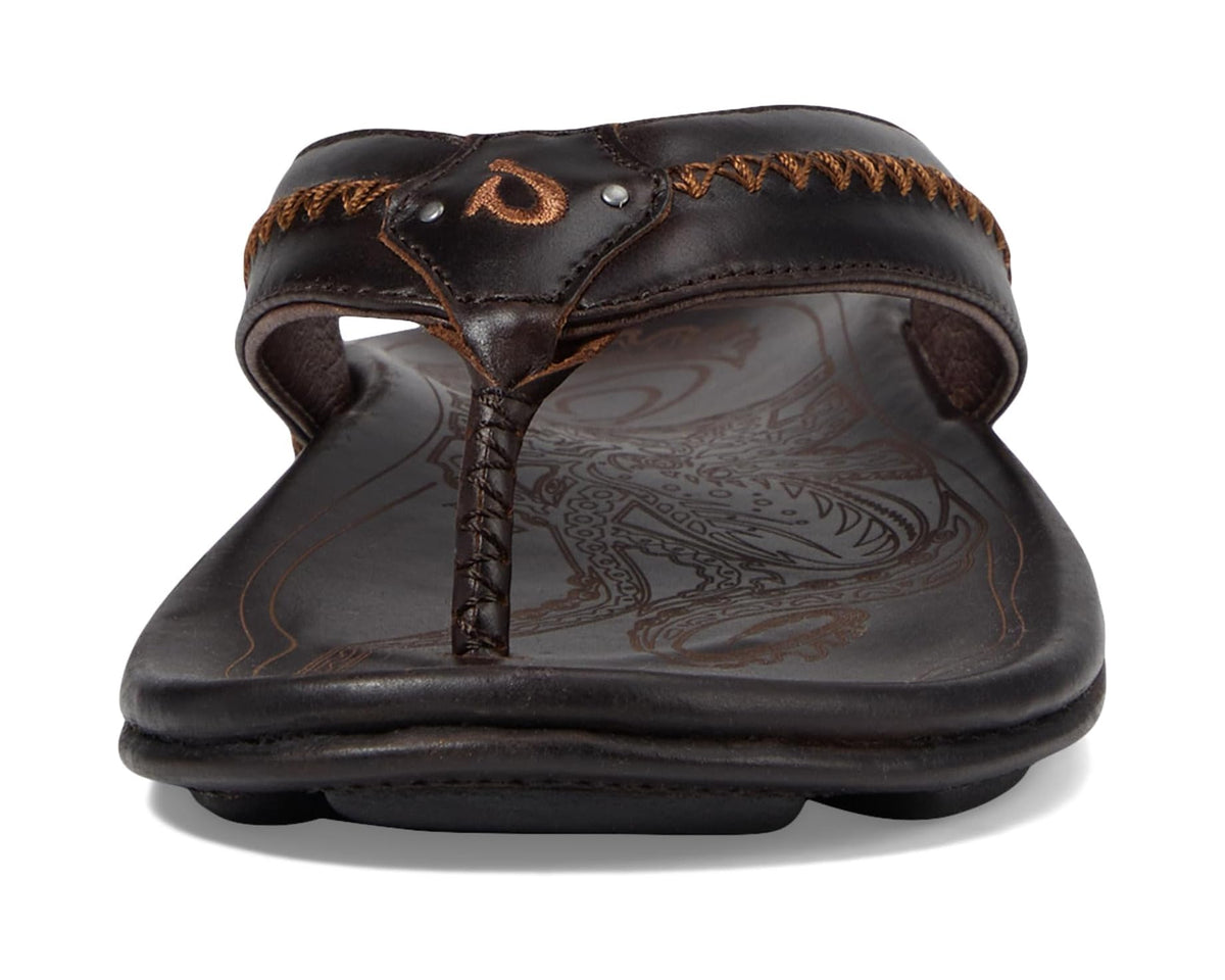 Men's OluKai Mea Ola Dark Java/Dark Java - Eurostride