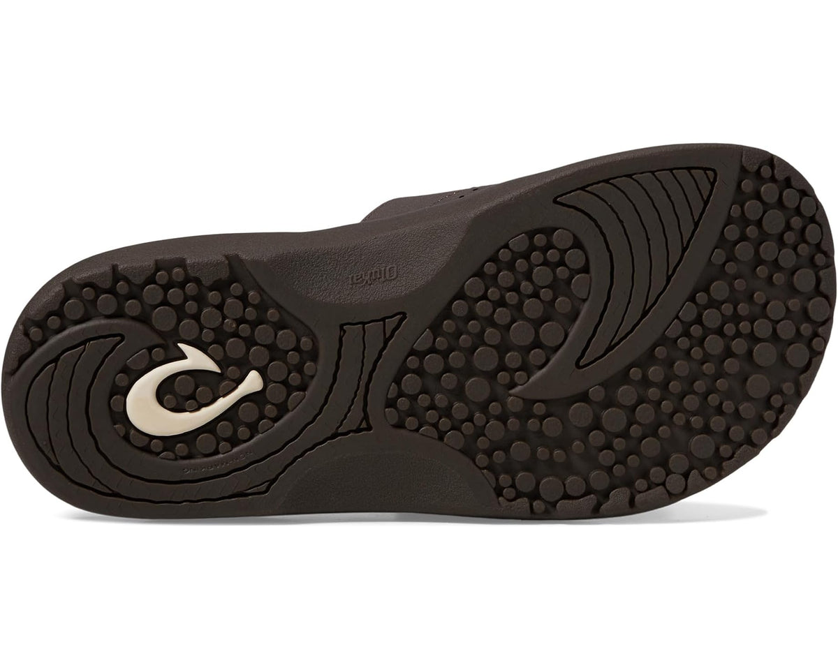 Men's OluKai Nalu Slide Dark Java/Dark Java - Eurostride