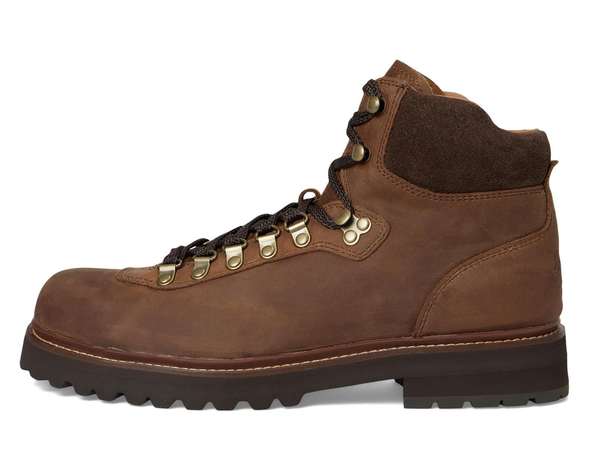 Men's Polo Ralph Lauren Alpine Leather Trail Boots Deep Saddle Tan - Eurostride