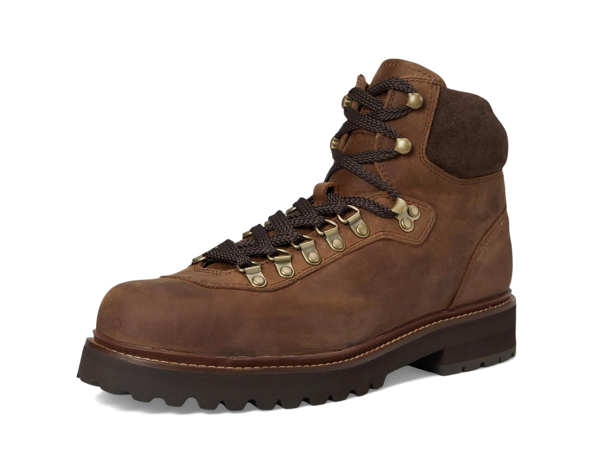 Men's Polo Ralph Lauren Alpine Leather Trail Boots Deep Saddle Tan - Eurostride