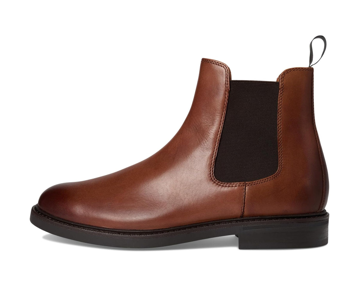 Men's Polo Ralph Lauren Asher Leather Chelsea Boots Tan - Eurostride