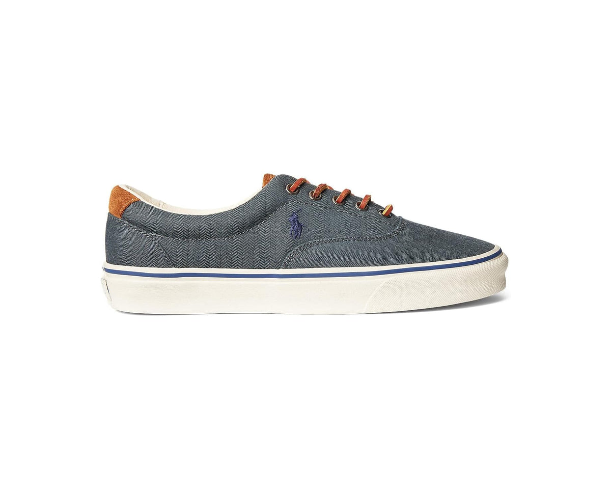 Men's Polo Ralph Lauren Keaton-Pony Sneaker Denim/Newport Navy - Eurostride