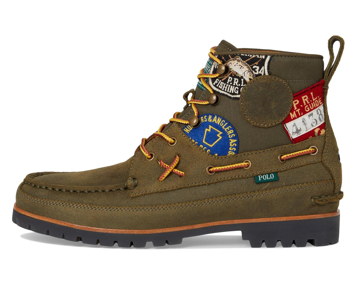 Men's Polo Ralph Lauren Ranger Mid Boot Canopy Olive - Eurostride