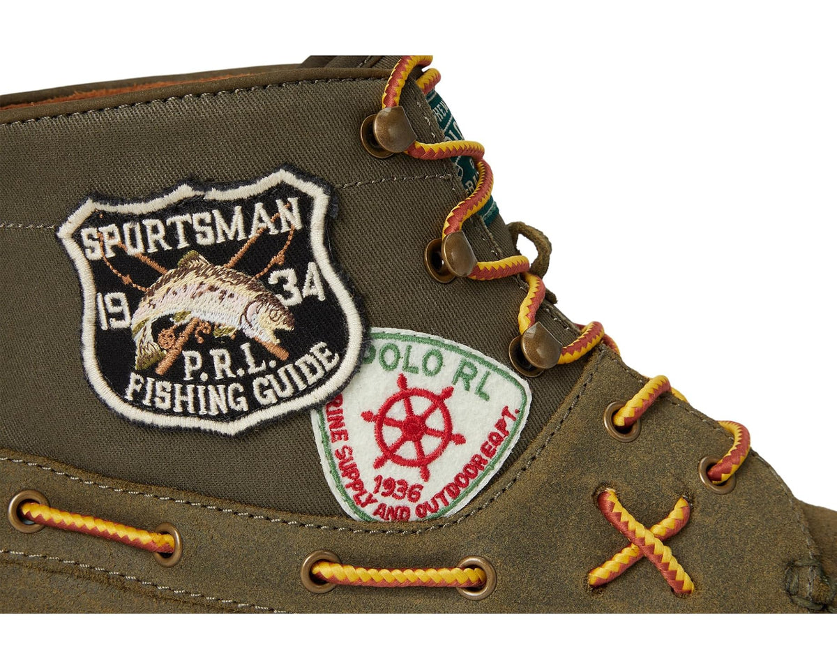 Men's Polo Ralph Lauren Ranger Mid Boot Canopy Olive - Eurostride