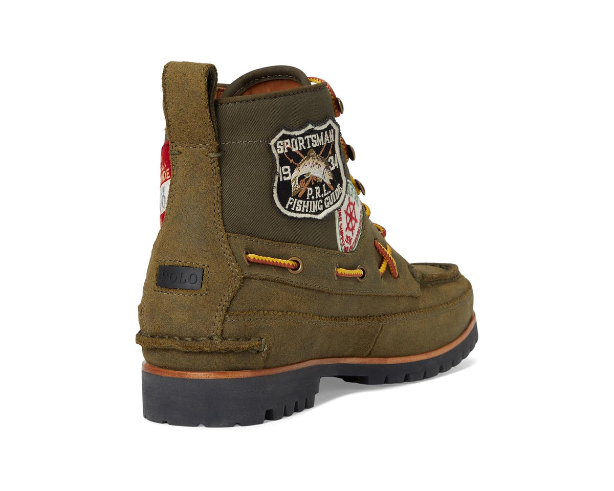 Men's Polo Ralph Lauren Ranger Mid Boot Canopy Olive - Eurostride