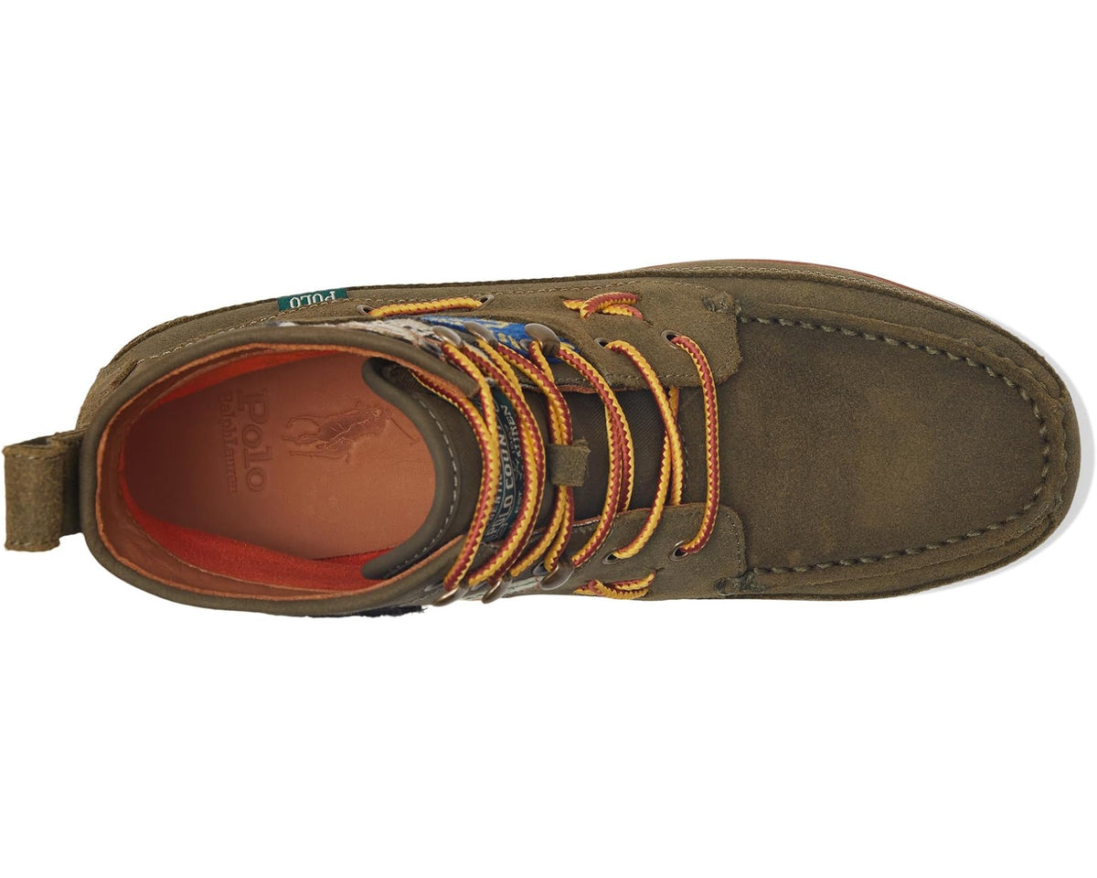 Men's Polo Ralph Lauren Ranger Mid Boot Canopy Olive - Eurostride