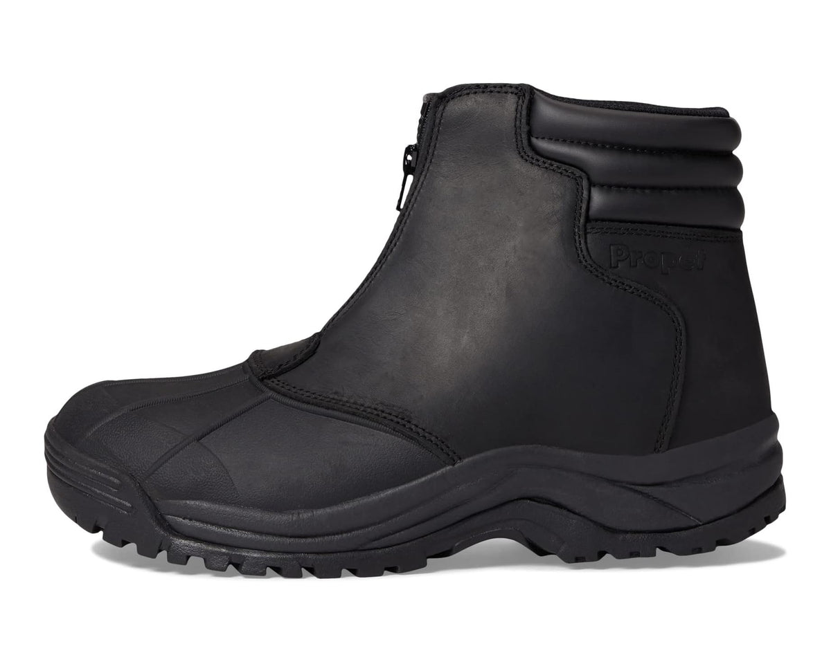 Men's Propet Blizzard Mid Zip Black - Eurostride