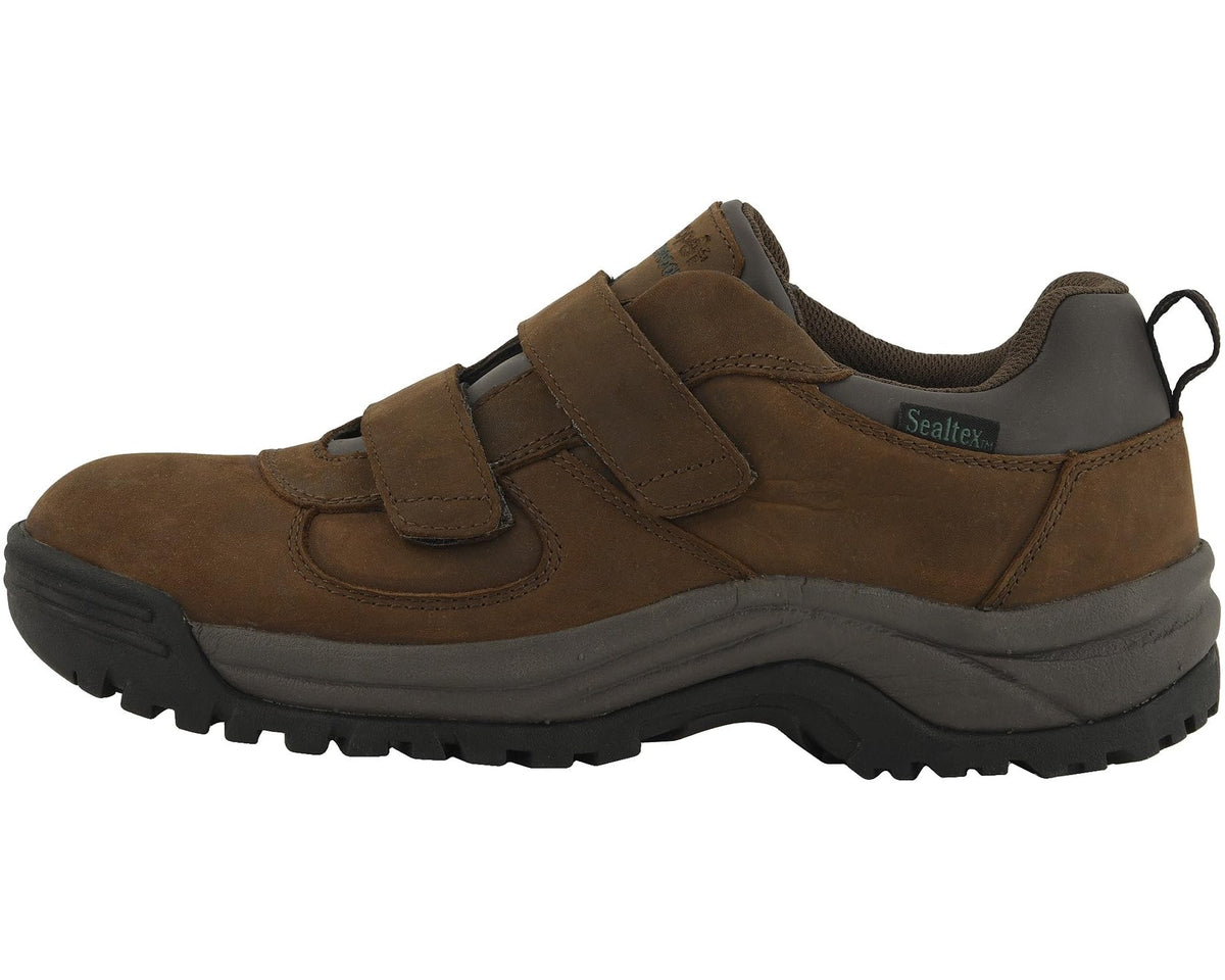Men's Propet Cliff Walker Low Strap Brown Crazy Horse - Eurostride