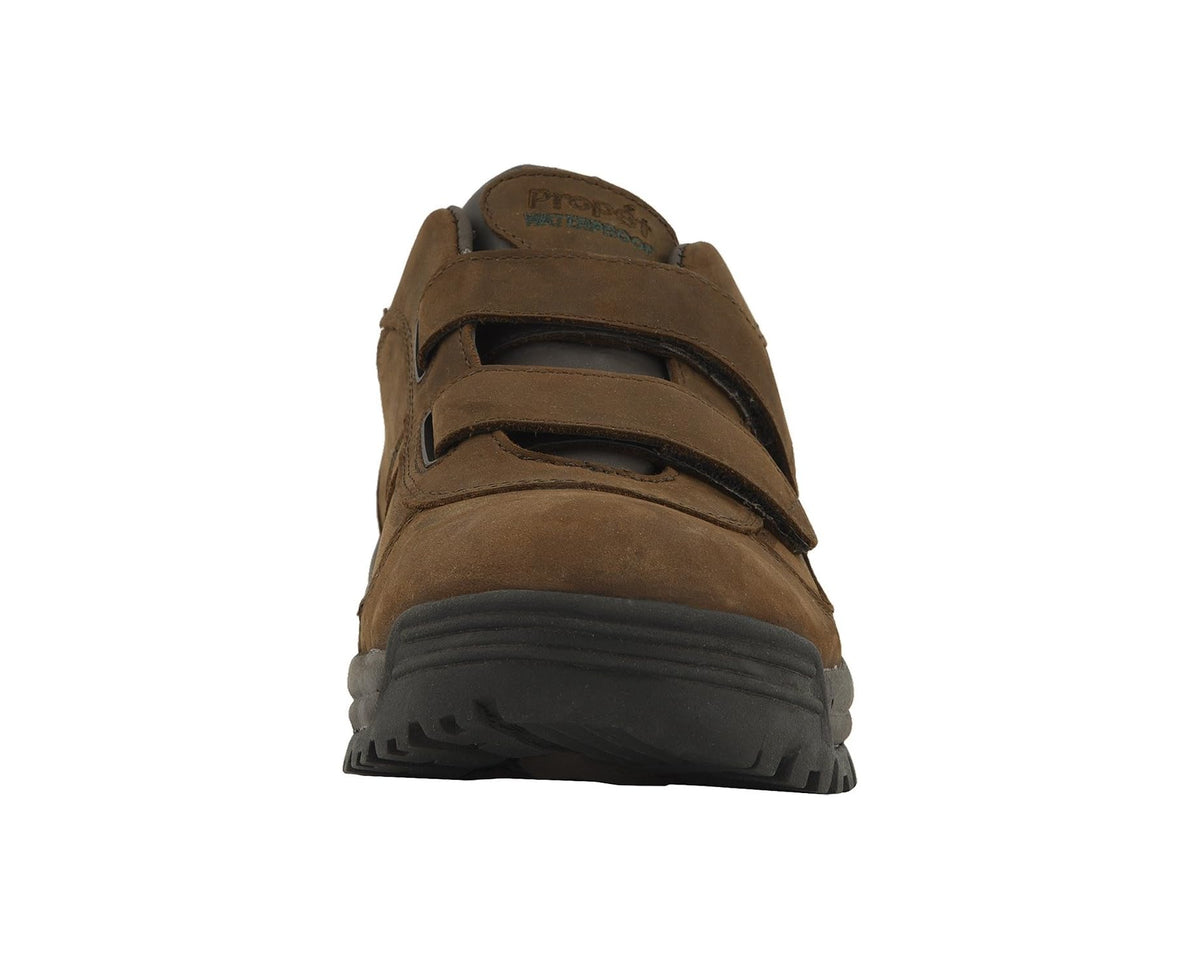 Men's Propet Cliff Walker Low Strap Brown Crazy Horse - Eurostride