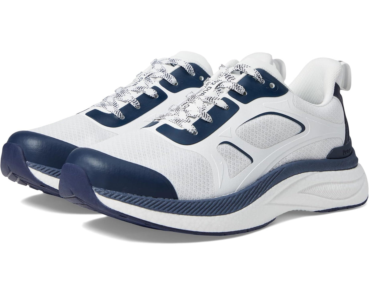 Men's Propet Propet 392 Durocloud White/Navy - Eurostride