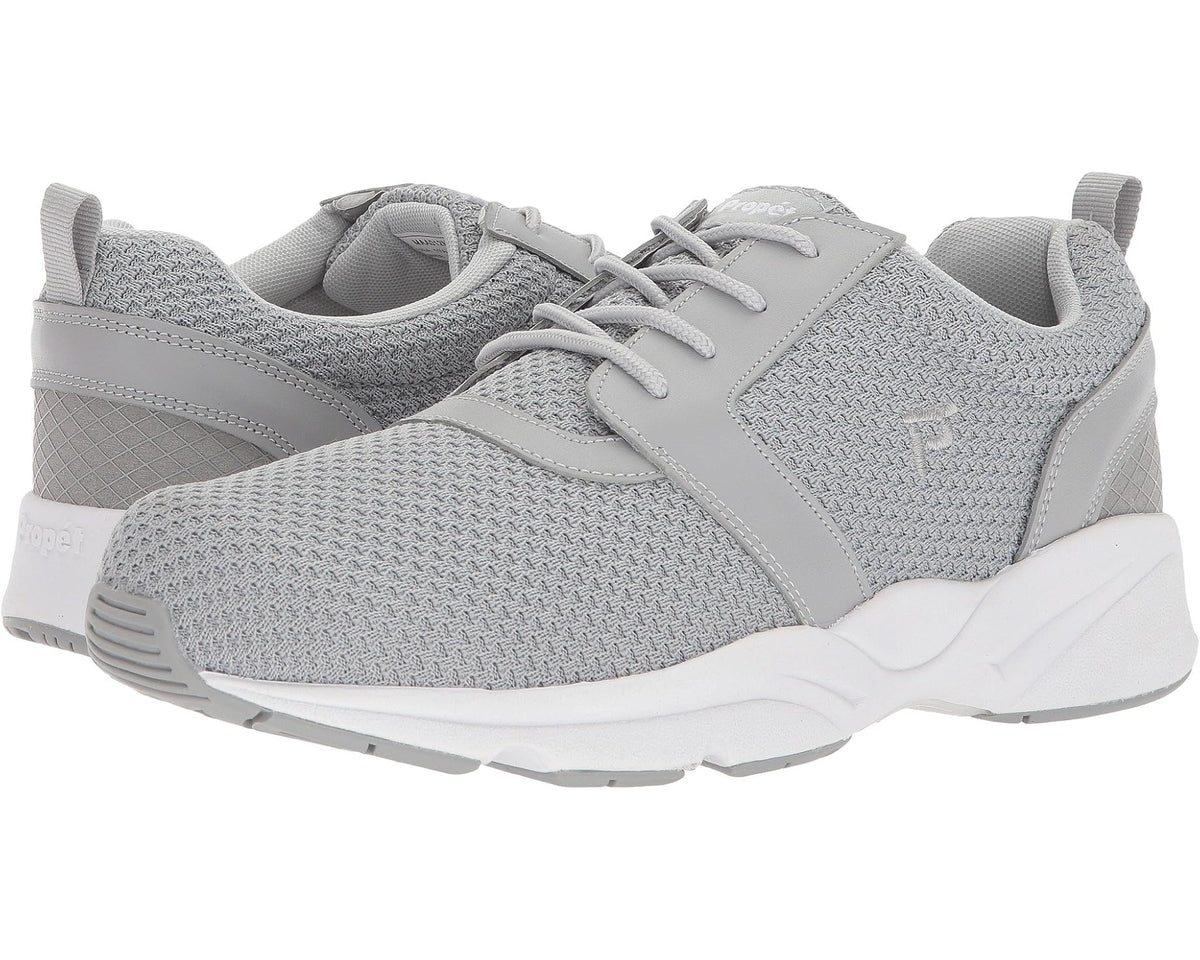 Men's Propet Stability X Light Grey - Eurostride