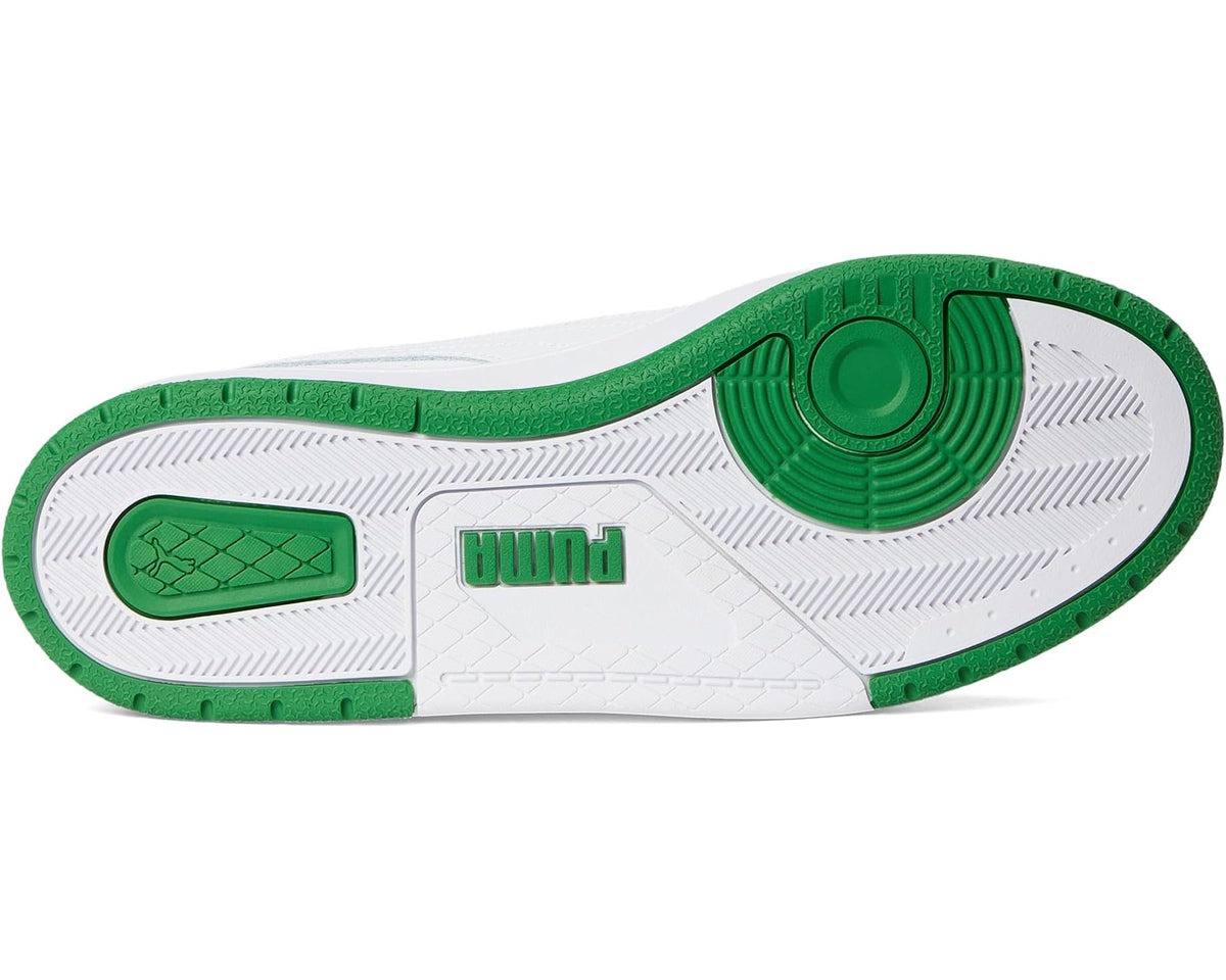 Men's PUMA CA Match Shoes White/Archive Green - Eurostride