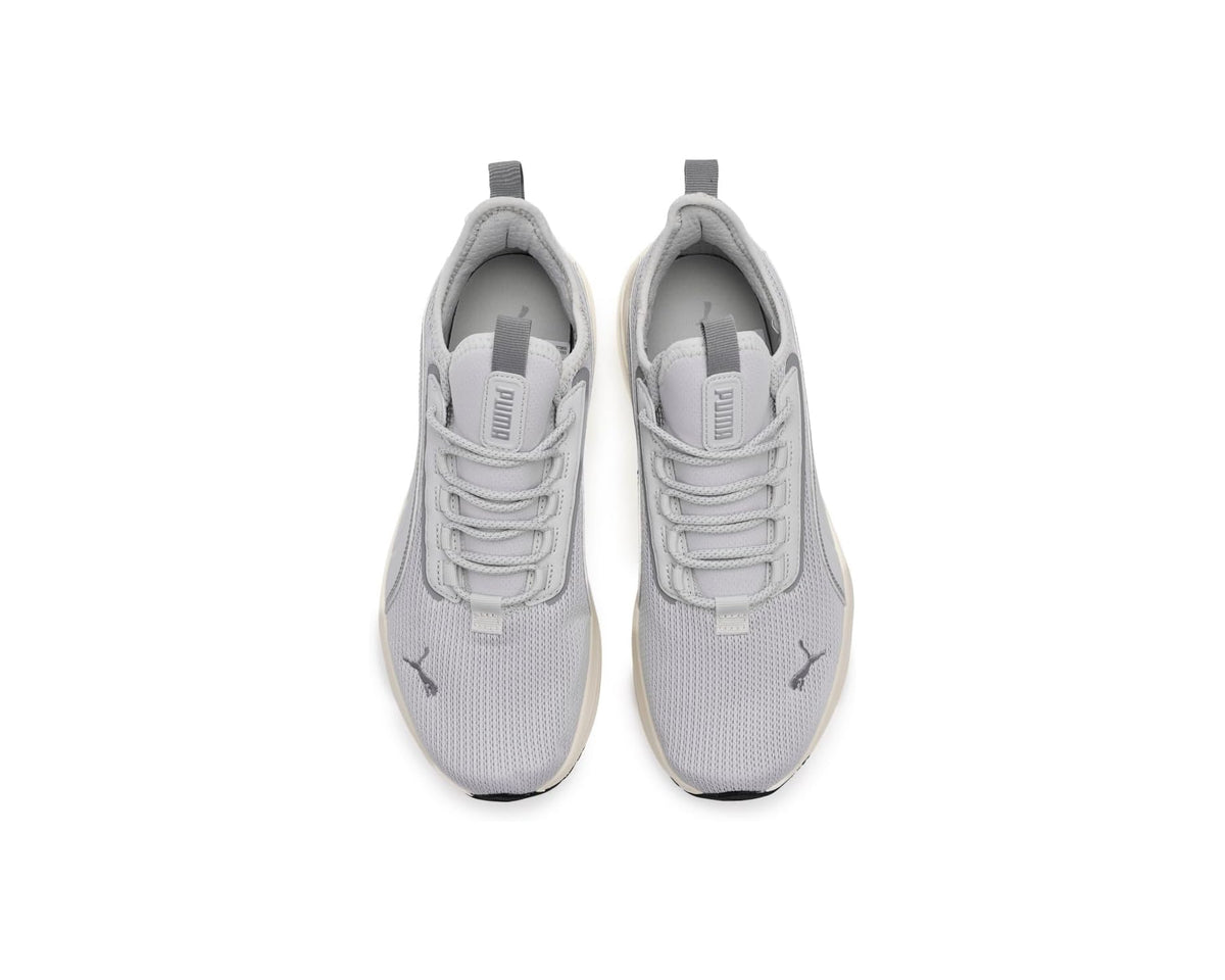 Men's PUMA Darter Pro 2 Running Shoes Feather Gray/Warm White/Gray Echo - Eurostride