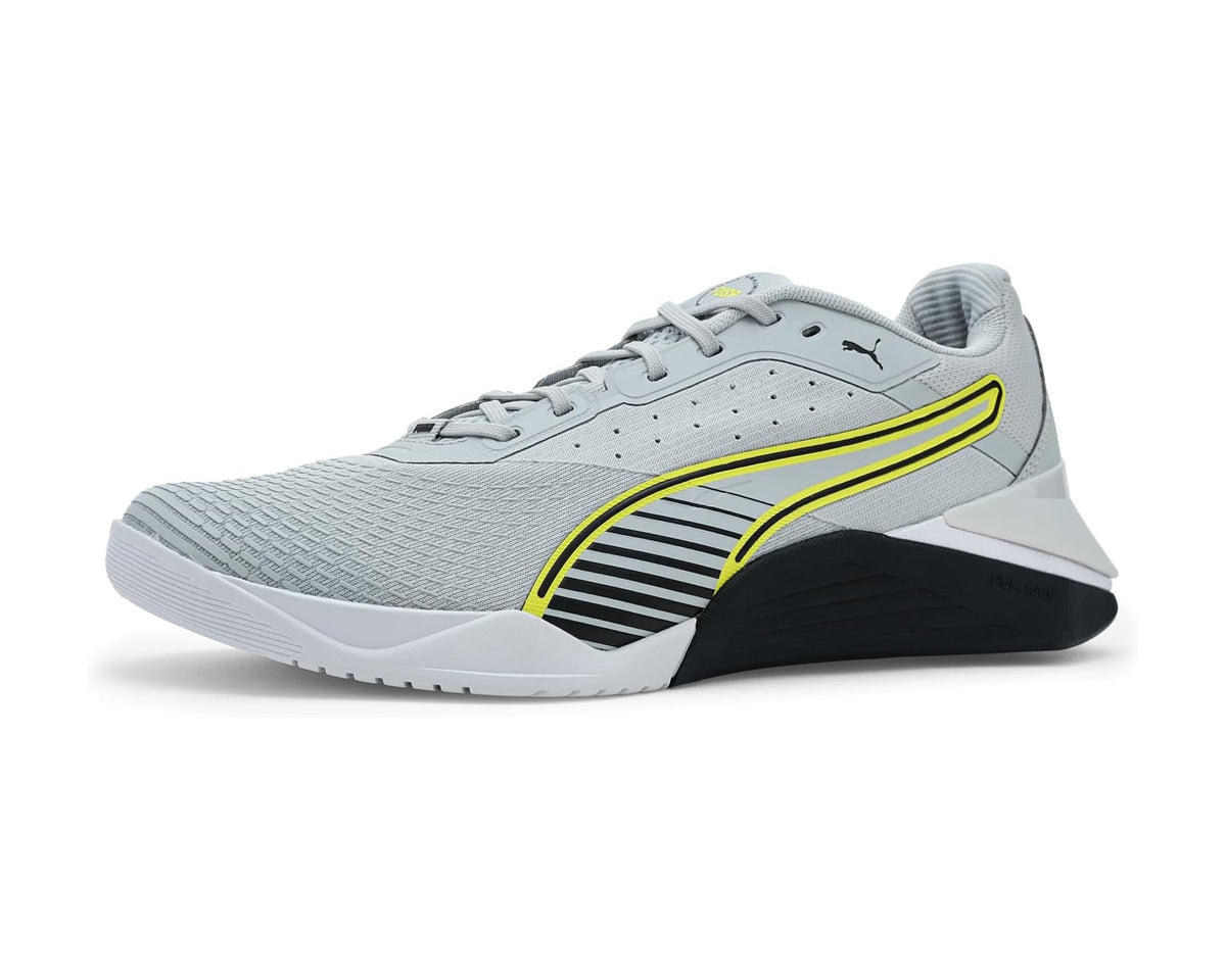 Men's PUMA Fuse 4.0 Cross Training Shoes Cool Light Gray/Puma Black/Lux Lime - Eurostride