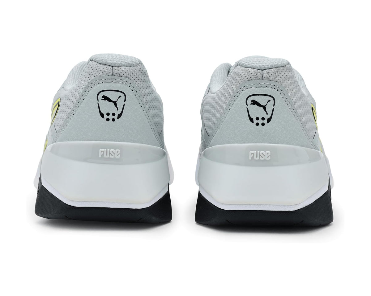 Men's PUMA Fuse 4.0 Cross Training Shoes Cool Light Gray/Puma Black/Lux Lime - Eurostride