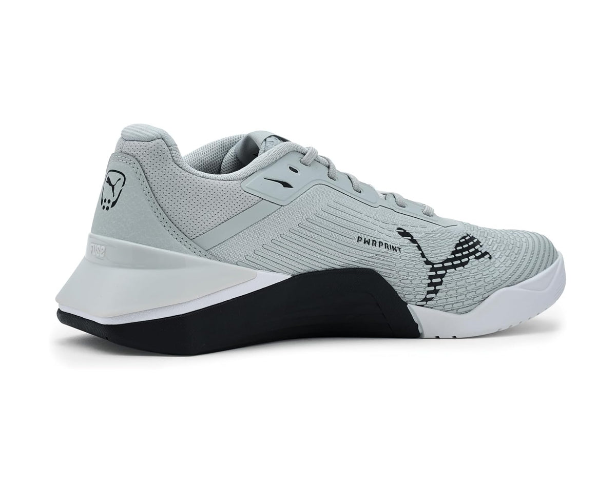 Men's PUMA Fuse 4.0 Cross Training Shoes Cool Light Gray/Puma Black/Lux Lime - Eurostride