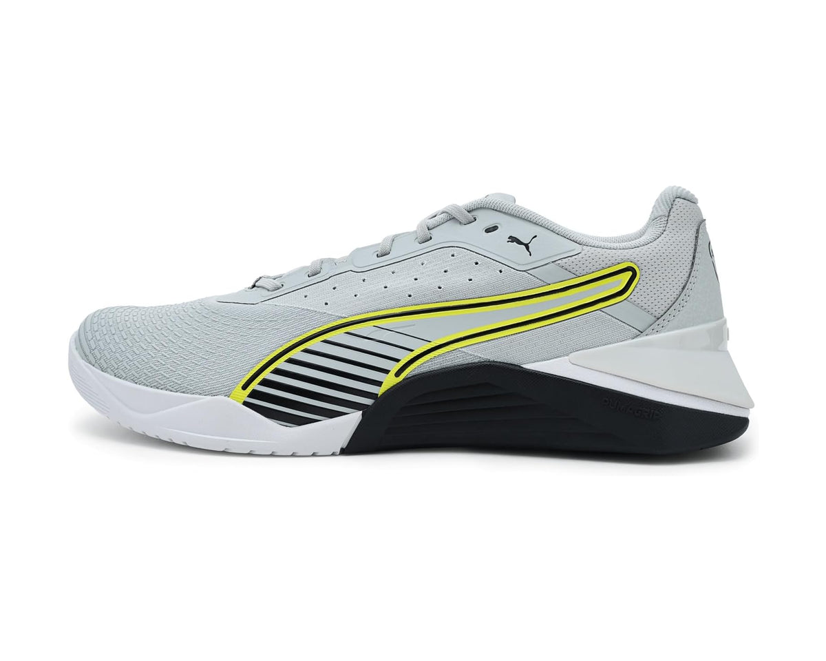 Men's PUMA Fuse 4.0 Cross Training Shoes Cool Light Gray/Puma Black/Lux Lime - Eurostride