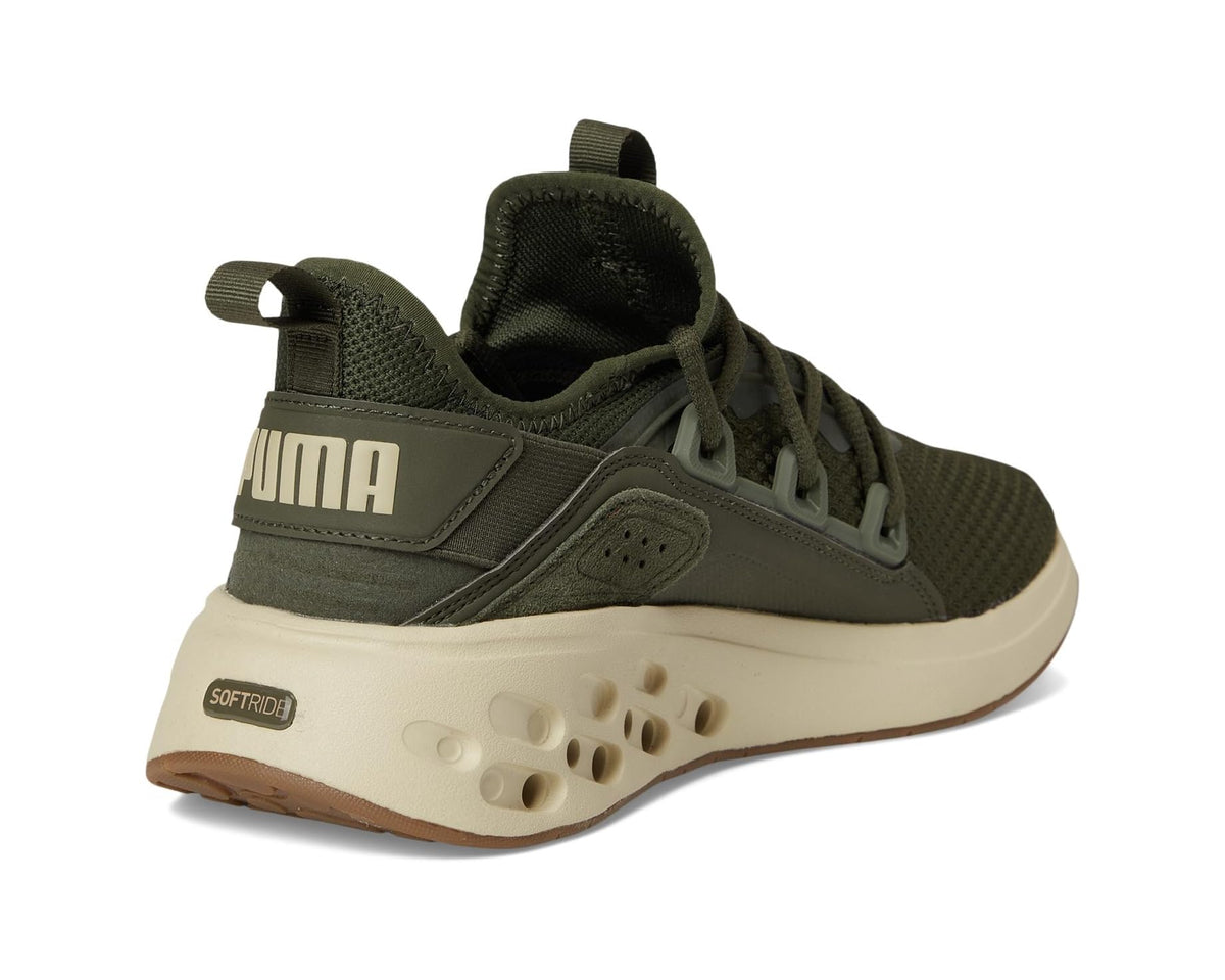 Men's PUMA Softride Frequence Shoes Dark Olive/Toasted Almond - Eurostride