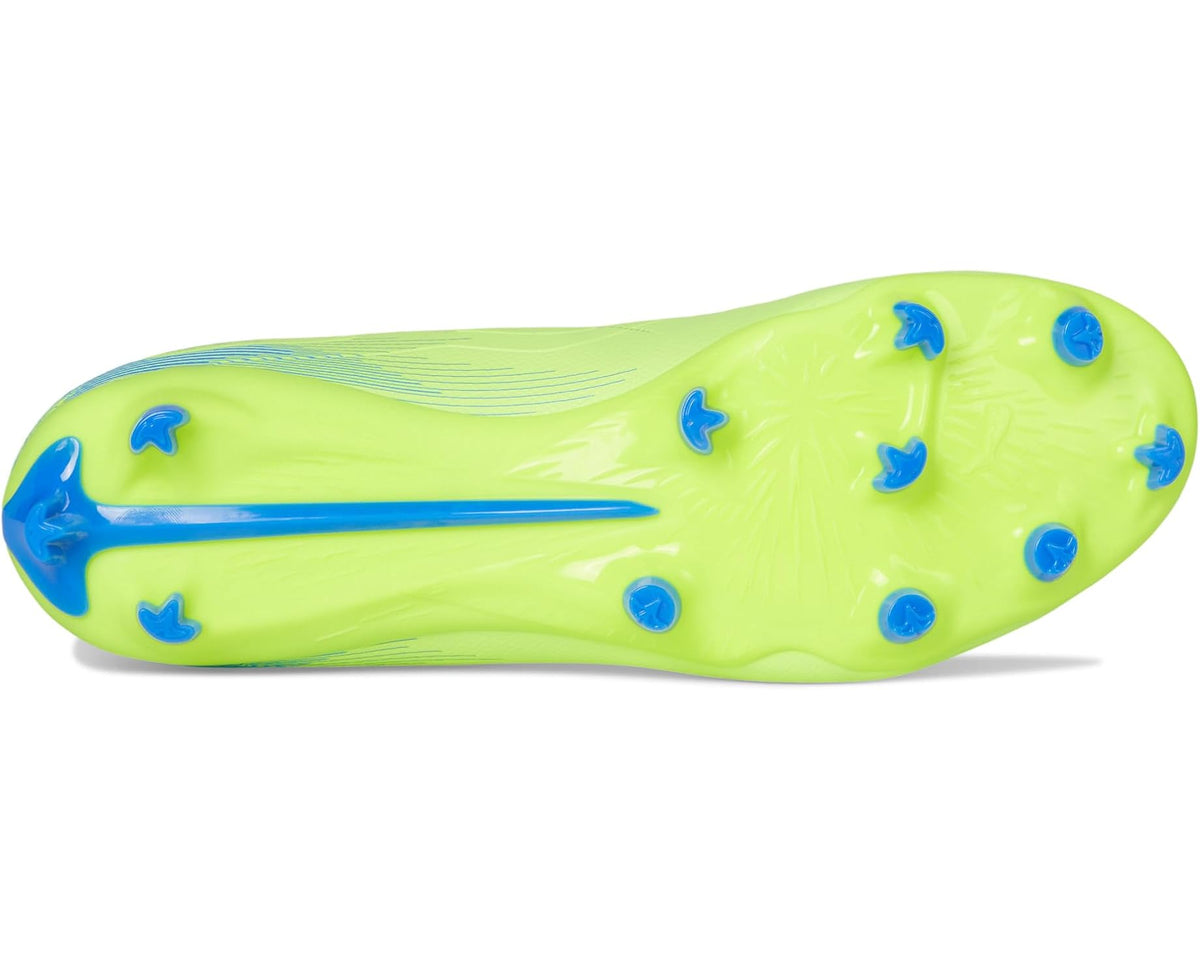 Men's PUMA Ultra 5 Play Firm, Artificial Ground Soccer Cleats Fizzy Apple-Puma White-Bluemazing - Eurostride