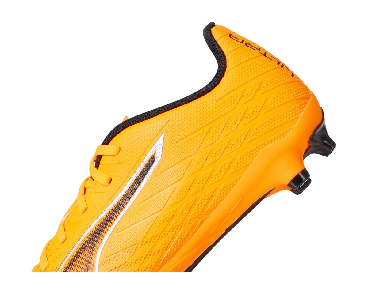 Men's PUMA Ultra 6 Play Firm, Artificial Ground Soccer Cleats Heat Fire/Black/Glowing Red - Eurostride