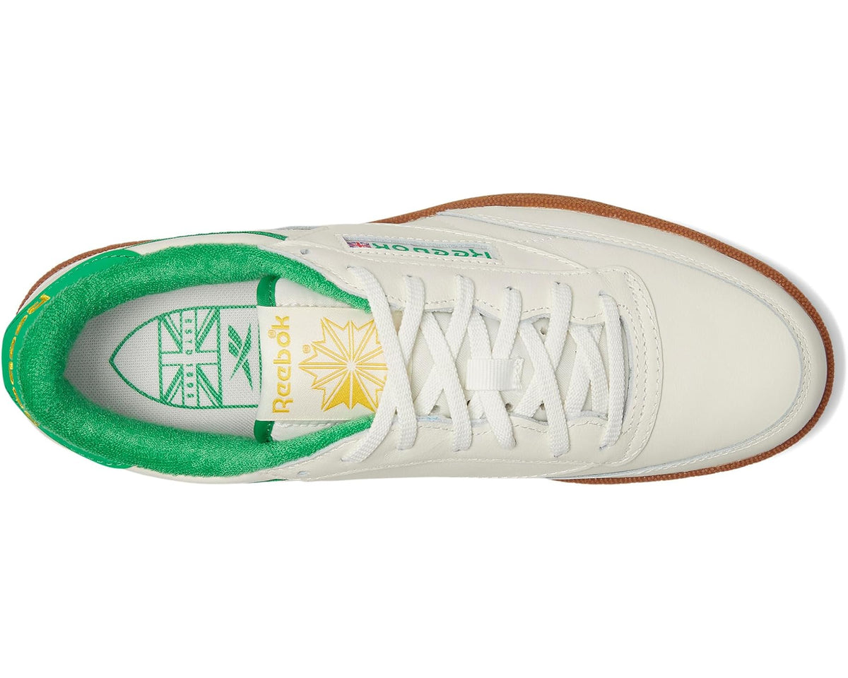Men's Reebok Club C Golf Chalk/Classic Green - Eurostride