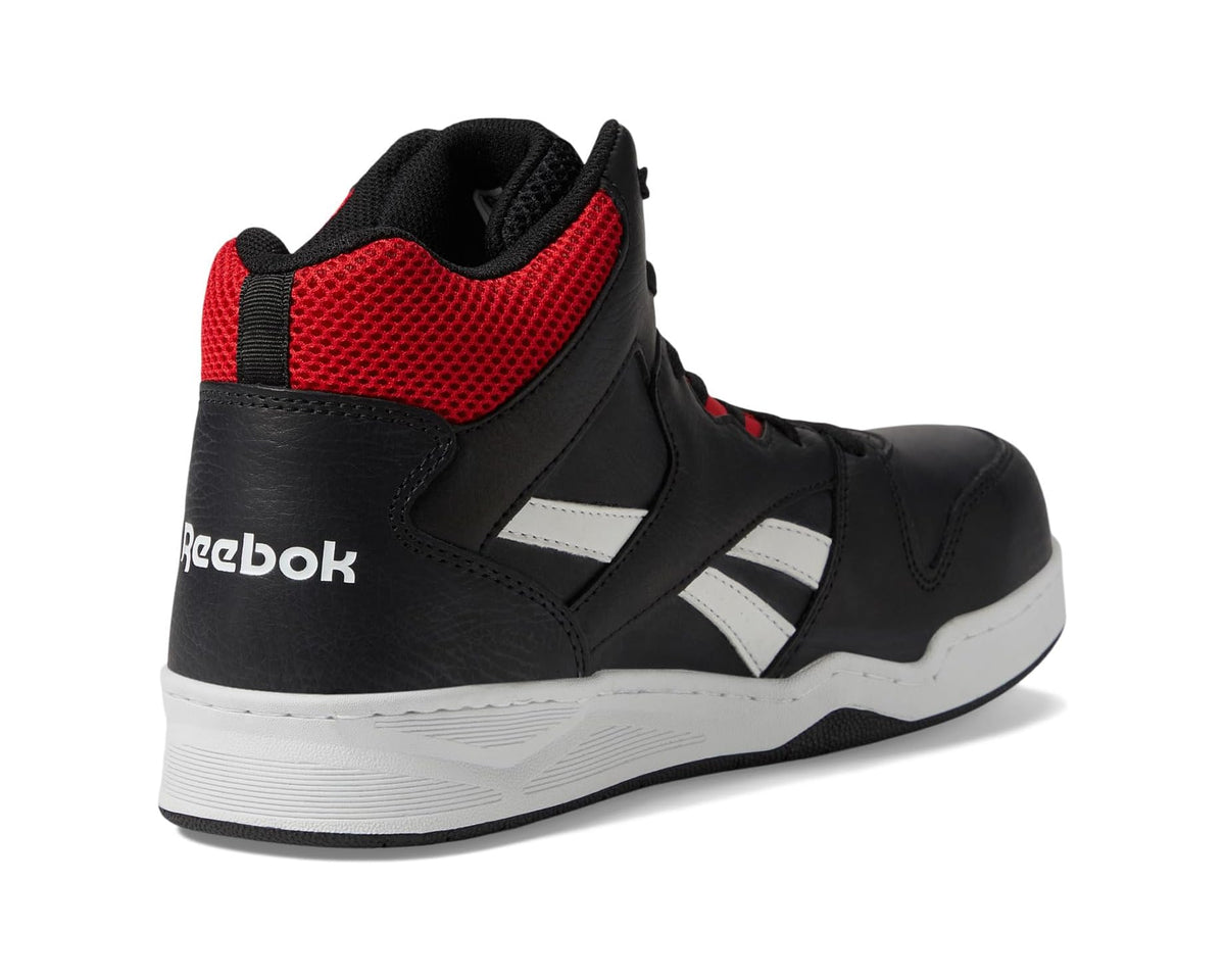 Men's Reebok Work BB4500 Work High Top Sneaker Black/Red - Eurostride