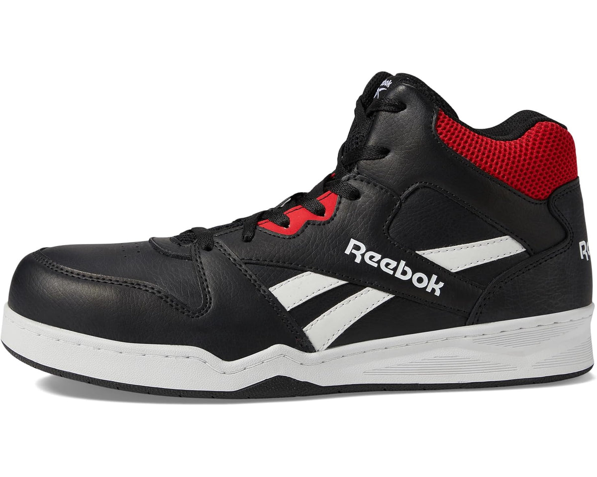 Men's Reebok Work BB4500 Work High Top Sneaker Black/Red - Eurostride